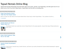 Tablet Screenshot of blog.topsailrentalsonline.com
